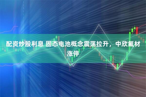 配资炒股利息 固态电池概念震荡拉升，中欣氟材涨停
